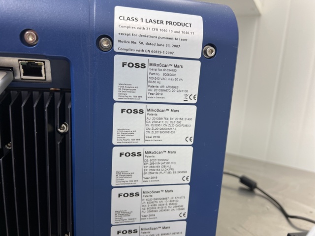 980854-9 Analyzer Foss MilkoScan -2019