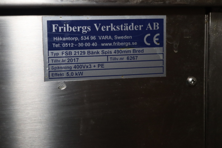 1003308-3 Bench stove Friberg Verkstäder FSB 2129