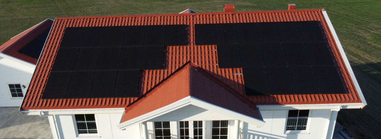 1003340-5 Solar cell package brick boilers - Complete villa package 15kW On Grid, 38 panels and inverter