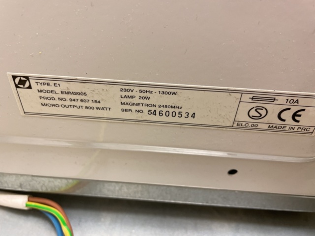 862375-15 Microwave & built-in oven