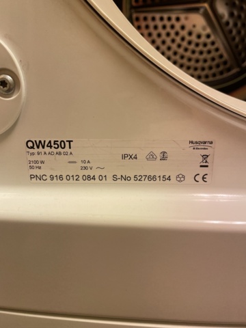 862378-4 Washing machine & tumble dryer