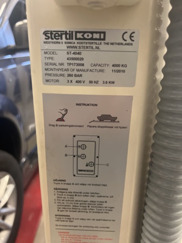 1001180-3 4-pillar lift Stertil Koni ST-4040 -2010