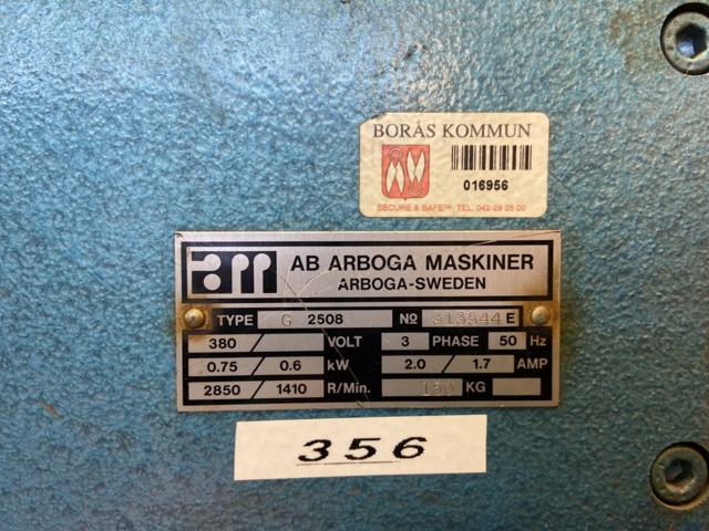 1001126-4 Column drilling machine Arboga Maskiner G2508 incl. sheet metal cabinet with drill