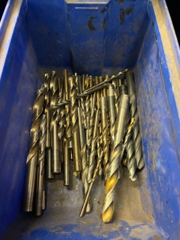 1001126-6 Column drilling machine Arboga Maskiner G2508 incl. sheet metal cabinet with drill