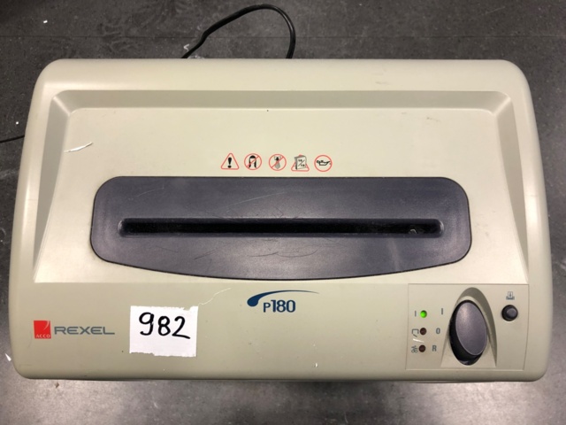 1004191-4 Rexel P180 paperisilppuri - Ei pohjahintaa