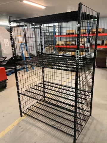 1001520-1 4 metal shelves