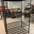 1001520-4 4 metal shelves