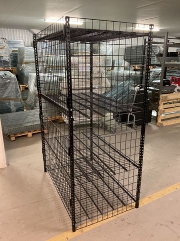 1001520-5 4 metal shelves