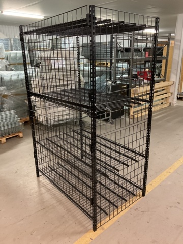 1001520-6 4 metal shelves