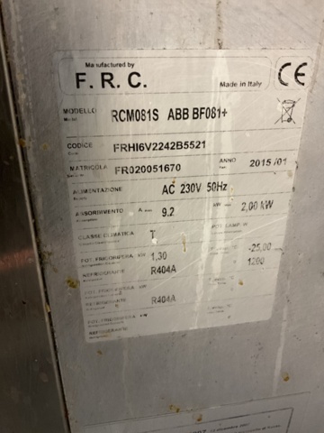 1001531-7 Blast Chiller HIBER