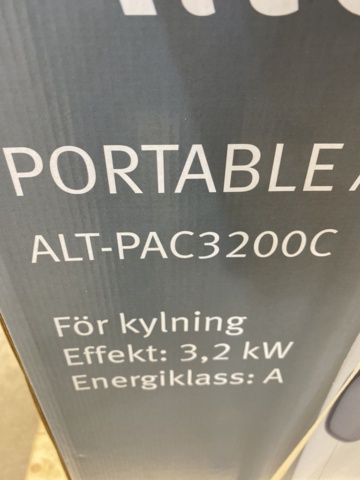 1004143-3 Portable AC Altech 3.2KW