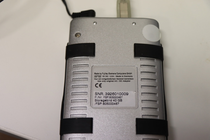 930984-4 External HD Fujitsu Storagebird USB 40GB