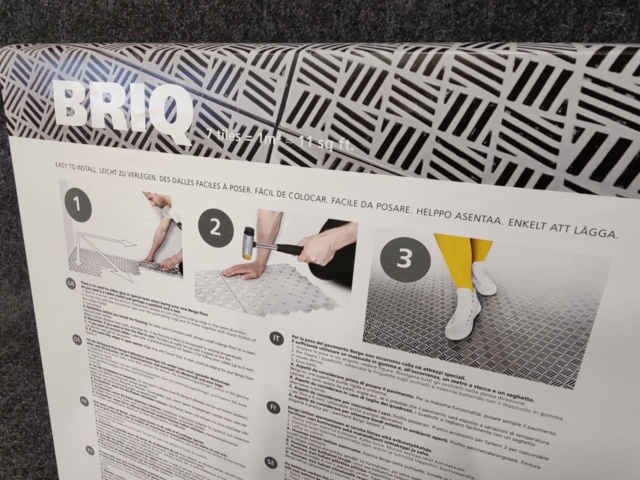 1005721-7 40 sqm Floor Bergo Briq System 2 Shadow Grey