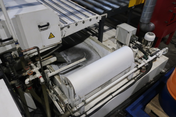 1006254-7 Wide belt sander for metal, Grindingmaster Timesavers 41 series 1350-ww -2008