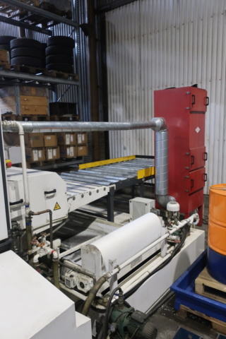 1006254-18 Wide belt sander for metal, Grindingmaster Timesavers 41 series 1350-ww -2008