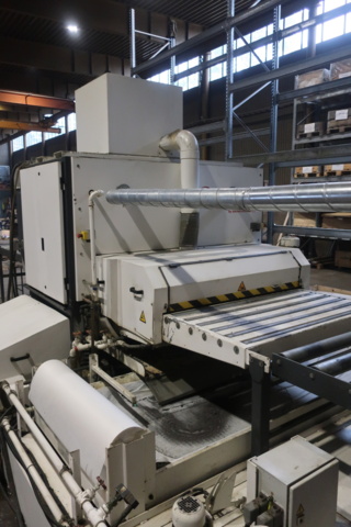 1006254-22 Wide belt sander for metal, Grindingmaster Timesavers 41 series 1350-ww -2008