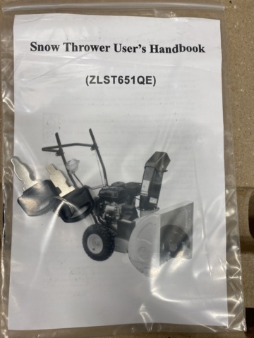 1004112-10 Snow blower Loncin ZLST651QE