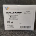 1003274-7 About 40,000 pcs Trall screw 4.3x30 mm Arne Thuresson