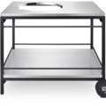 1003571-2 Grill table in stainless steel for 57 cm grill, Austin and Barbeque AABQ Trolley