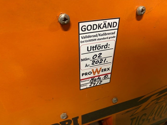 1006752-8 Tig welding machine Kemppi Pro 4000 with accessories