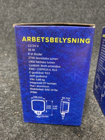 1006199-4 2 pcs ADR Work lighting 35W HBA-18-22851-WFL