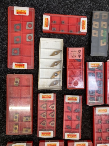 1006705-4 Assortment of indexable inserts Sandvik, Seco etc