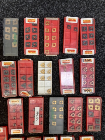 1006705-5 Assortment of indexable inserts Sandvik, Seco etc