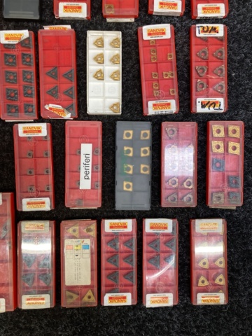 1006705-6 Assortment of indexable inserts Sandvik, Seco etc