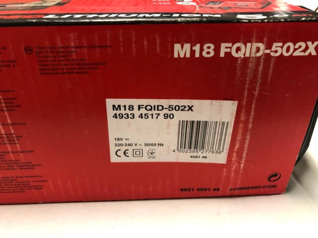 1007081-4 Milwaukee M18 FQID-502X Impact Driver Surge 18V (2x5.0ah) - Shipping Included (AH-008)