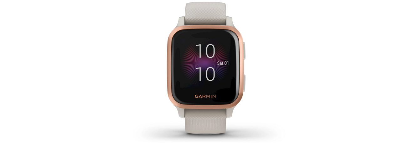 1007314-2 Smart watch Garmin Venu Sq - Music edition Light Sand/Rose Gold