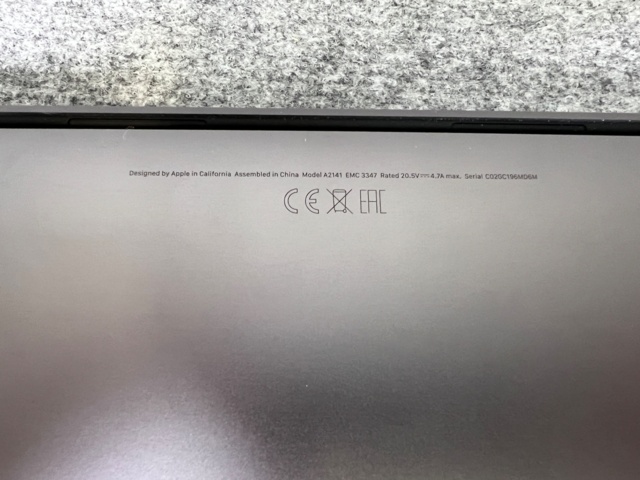962750-12 MacBook Pro (16-inch, 2019) - Shipping included!