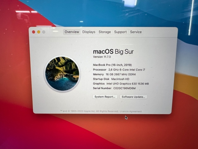 962750-14 MacBook Pro (16-inch, 2019) - Shipping included!