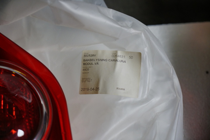 954489-2 Rear lighting Caraluna, Left rear, fits e.g. to Kabe