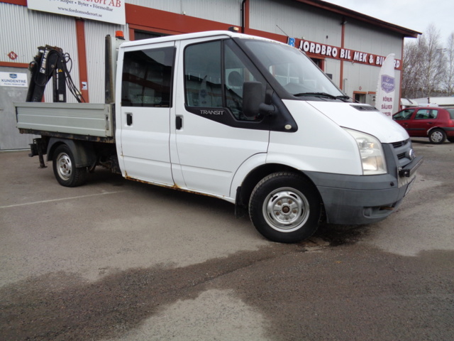 788696-3 Tow truck Ford Transit T300 Chassis Double cab 2.2 TD KranbilCi - 2010