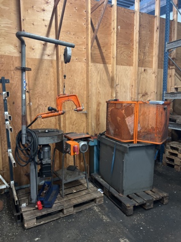 1001235-2 Brake band machines Carole, lathe, rivet and grind