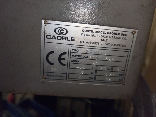 1001235-12 Brake band machines Carole, lathe, rivet and grind