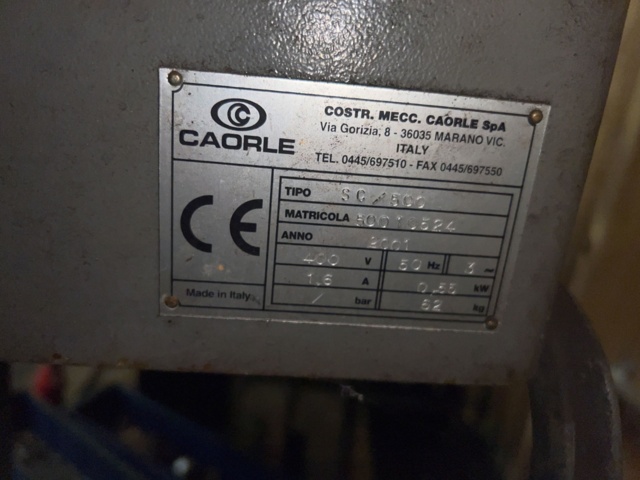 1001235-13 Brake band machines Carole, lathe, rivet and grind