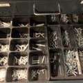 956265-5 Assortment cabinet Berner with fuses, drills, cable lugs etc. (new pictures)