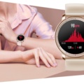 1008780-5 Smartwatch Style - waterproof watch, Bluetooth 5.0, Gold / pink - shipping included