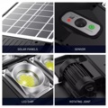 1009187-4 2 garden lights for wall mounting, motion sensor- Shipping included