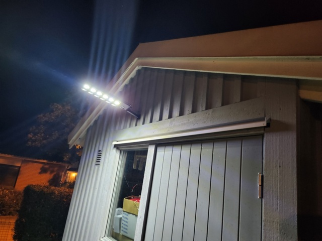 1009187-14 2 garden lights for wall mounting, motion sensor- Shipping included