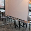 1005387-1 Whiteboard LINTEX, flipchart stand