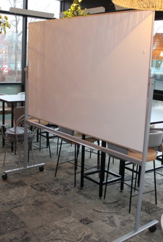 1005387-1 Whiteboard LINTEX, flipchart stand