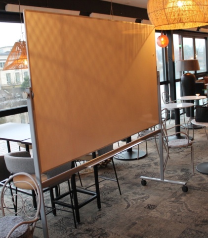 1005387-2 Whiteboard LINTEX, flipchart stand