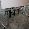 1005387-4 Whiteboard LINTEX, flipchart stand