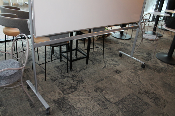 1005387-4 Whiteboard LINTEX, flipchart stand