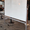 1005387-5 Whiteboard LINTEX, flipchart stand