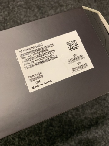 1007431-4 Grafikkort ASUS GeForce RTX 4080 16GB TUF Gaming DLSS 3