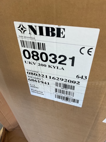 1001719-6 Nibe leveling vessel