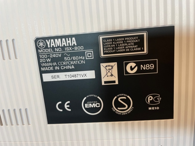 1007535-7 Speakers Yamaha ISX-800